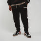003 HVYD Race Terry Sweatpants — Washed Black