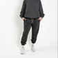 006 HVYD Truth Terry Sweatpants — Studio Black