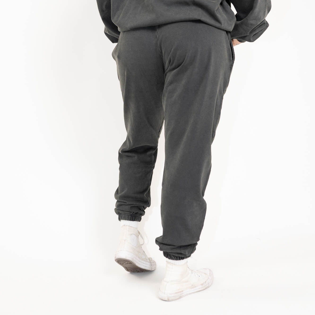 006 HVYD Truth Terry Sweatpants — Studio Black