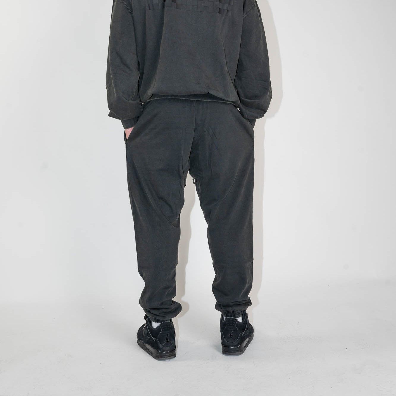 006 HVYD Truth Terry Sweatpants — Studio Black