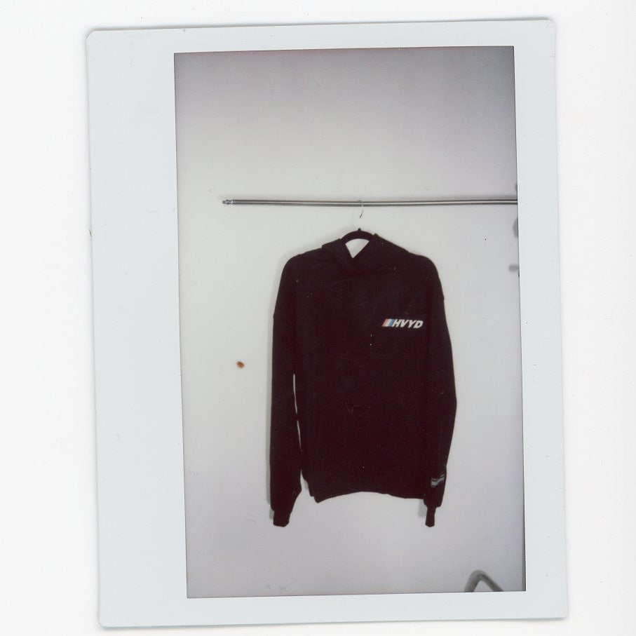 003 HVYD Race Terry Hoodie — Washed Black