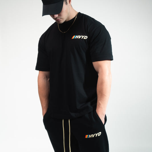 HVYD Race T-Shirt — Jet Black